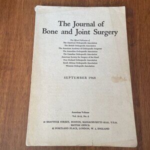Journal of Bone and Joint Surgery Sept 1968 Advertisements Images Illustrations